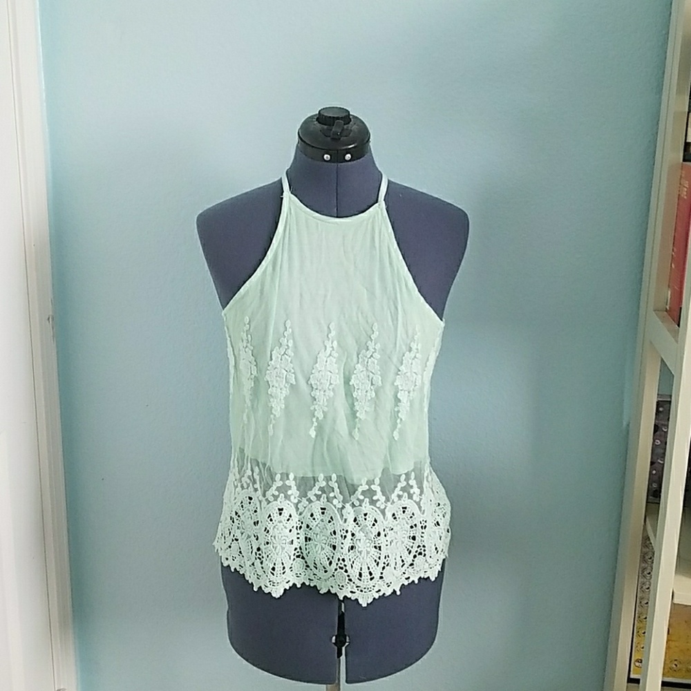 Light green shirt